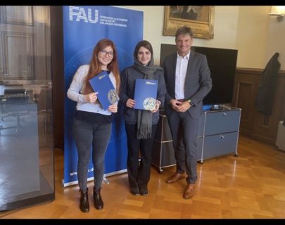Zum Artikel "Julia Beatriz Yip and Misha Sadeghi received the President’s Welcome Award"