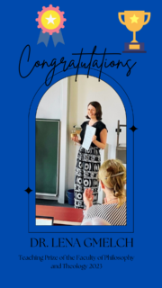 Zum Artikel "Teaching Prize of the Faculty of Philosophy and Theology 2023"