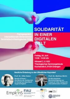 Towards entry "Fachgespräch Solidarität in einer digitalen Welt: Freitag, 30. Juni 2023 an der FAU"
