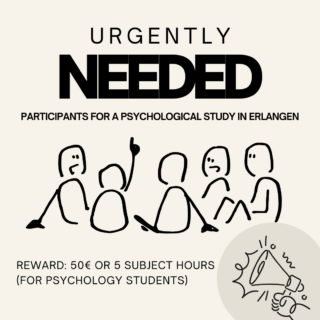 Zum Artikel "Participants for a psychological study needed!"
